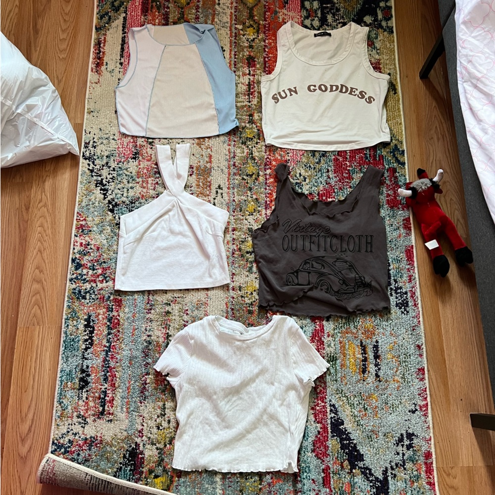 5 shein shirts